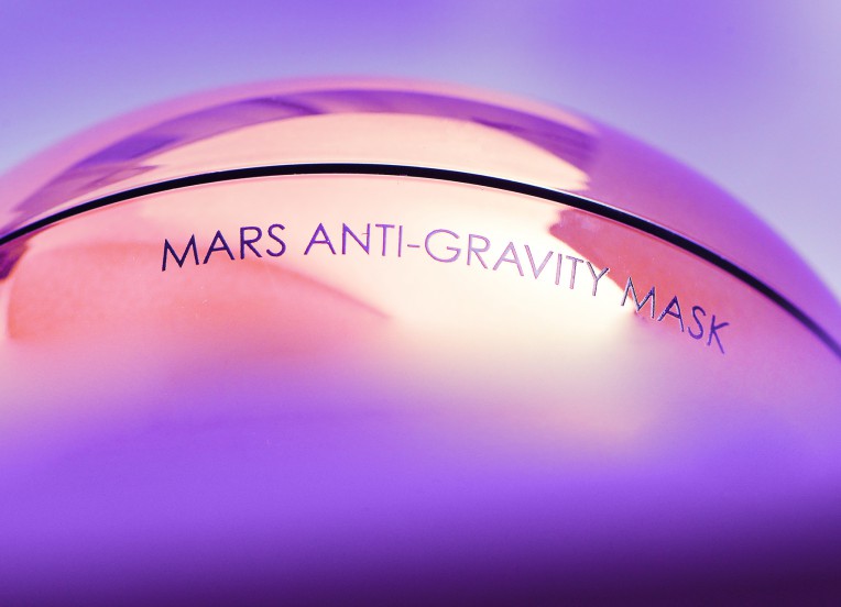 mars anti-gravity mask up close view